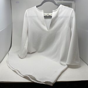 BB Dakota Bell Sleeve White Tunic